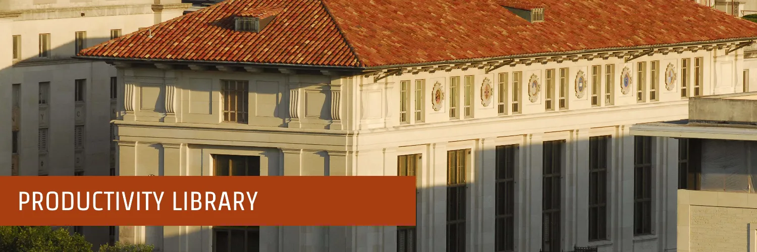 Productivity Library Banner