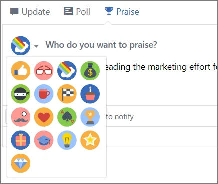 Yammer Praise